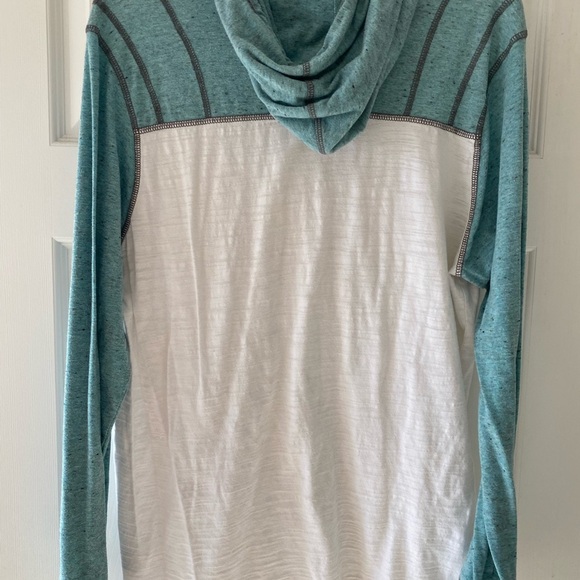 NWOT Buckle L BKE Teal Hooded Top - Picture 2 of 4